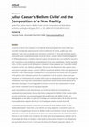 Research paper thumbnail of Review of Ayelet Peer, Julius Caesar's 'Bellum Civile' and the Composition of a New Reality.   Farnham; Burlington:  Ashgate, 2015.  Bryn Mawr Classical Review 2017.10.37