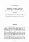 Research paper thumbnail of Agreement Reversal In Munda Languages: An Interplay Of Functional/Thematic And Syntactic Criteria