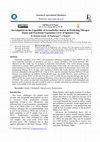 Research paper thumbnail of Investigation on the Capability of GreenSeeker Sensor in Predicting Nitrogen Status and Fractional Vegetation Cover of Spinach Crop