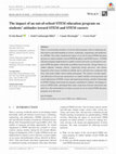Research paper thumbnail of The impact of an out‐of‐school STEM education program on students’ attitudes toward STEM and STEM careers