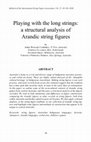 Research paper thumbnail of Playing with the long strings: a structural analysis of Arandic string figures
