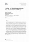 Research paper thumbnail of i-Tjuma: The journey of a collection – from documentation to delivery