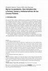 Research paper thumbnail of Narrar la pandemia. Una introducción a formas, temas y metanarrativas de las Corona Fictions