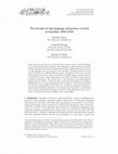 Research paper thumbnail of Two decades of sign language and gesture research in Australia: 2000-2020