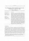Research paper thumbnail of Use of Reproductive Health Information among University Undergraduates in Ogun State, Nigeria