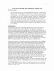 Research paper thumbnail of Living Sacred Heritage and "authenticity" in South Asia1