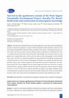 Research paper thumbnail of Survival in the agroforestry systems of the Porto Seguro Sustainable Development Project, Marabá, PA, Brazil: biodiversity and construction of emancipatory knowledge