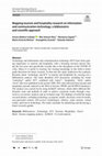 Research paper thumbnail of Mapping tourism and hospitality research on information and communication technology: a bibliometric and scientific approach