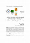 Research paper thumbnail of Developing Human Resources’ Skills and Knowledge in Tourism and Hospitality Industry Through the Determination of Quality of Training Programs