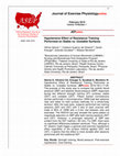 Research paper thumbnail of Hypotensive effect of resistance training performed on stable vs. unstable surfaces