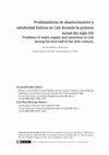 Research paper thumbnail of Problemáticas de abastecimiento y salubridad hídrica en Cali durante la mitad del siglo XX