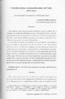 Research paper thumbnail of Environmental Considerations of Valle del Cauca