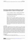 Research paper thumbnail of The frequency-domain method of calculation for the pulsed electromagnetic field in a conductive ferromagnetic plate