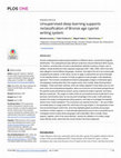 Research paper thumbnail of 2022 - Unsupervised deep learning supports reclassification of Bronze Age Cypriot writing system