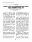 Research paper thumbnail of Ecosystems of Eastern Europe in the Holocene Atlantic Optimum Based on Floristic and Theriologic Data