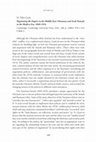 Research paper thumbnail of Book Review, M. Talha Çiçek, Negotiating the Empire in the Middle East; Ottomans and Arab Nomads