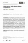 Research paper thumbnail of Affektive Narrative: Theorie und Kritik politischer Vermittlungsweisen