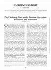 Research paper thumbnail of The Ukrainian State under Russian Aggression: Resilience and Resistance