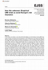Research paper thumbnail of Into the unknown: Empirical UBI trials as social Europe's risk insurance