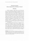Research paper thumbnail of “ Through a glass darkly ” : Reflection , Representation , and Mortality in “ Eternity ”