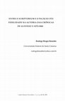 Research paper thumbnail of Entre o scriptorium e o palácio: fé e fidelidade na autoria das crônicas de Alfonso X (1272-1284)