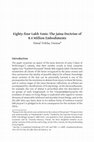 Research paper thumbnail of Eighty-four Lakh yonis: The Jaina Doctrine of 8.4 Million Embodiments