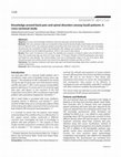 Research paper thumbnail of Knowledge around back pain and spinal disorders among Saudi patients: A cross-sectional study