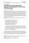 Research paper thumbnail of Imperialism and Social Engineering: Augustan Social Legislation in the Gnomon of the Idios Logos