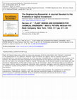 PDF) Basics of Engineering Economy