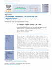 Research paper thumbnail of Le sommeil paradoxal : son contrôle par l’hypothalamus