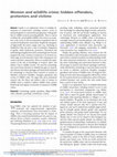 Research paper thumbnail of Women and wildlife crime: hidden offenders, protectors and victims