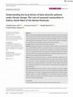Research paper thumbnail of Understanding the local drivers of beta‐diversity patterns under climate change: The case of seaweed communities in Galicia, North West of the Iberian Peninsula