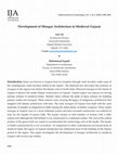 Research paper thumbnail of Development of Mosque Architecture in Medieval Gujarat