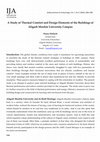 Research paper thumbnail of A Study of Thermal Comfort and Design Elements of the Buildings of Aligarh Muslim University Campus