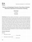 Research paper thumbnail of Pollen key and morphological characters of some plants of Subfamily Mimosoideae: Implications for environmental archaeology