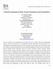 Research paper thumbnail of Cultural Landscape of Early Assam: Formation and Formulations