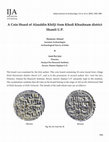 Research paper thumbnail of A Coin Hoard of Alauddin Khilji from Khedi Khushnam district Shamli U.P