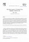Research paper thumbnail of The Italian quarters of Frankish Tyre: mapping a medieval city