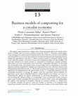 Research paper thumbnail of Business models of composting for a circular economy