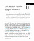 Research paper thumbnail of Plastic pollution in marine and freshwater environments: abundance, sources, and mitigation