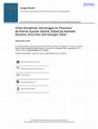 Research paper thumbnail of Orbis disciplinae: Hommages en l’honneur de Patrick Gautier Dalché. Edited by Nathalie Bouloux, Anca Dan and Georges Tolias