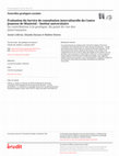 Research paper thumbnail of Évaluation du Service de consultation interculturelle du Centre jeunesse de Montréal – Institut universitaire
