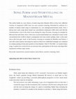 Research paper thumbnail of Song Form and Storytelling in Mainstream Metal