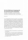 Research paper thumbnail of Der Erste Weltkrieg als Ausgangspunkt der Humanisierung des Arbeitslebens. Der Beginn des staatlichen und unternehmerischen Interesses am »menschlichen Faktor« in der Produktion