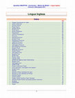 Research paper thumbnail of APOSTILA INGLES CONCURSO BANCO DO BRASIL