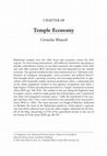 Research paper thumbnail of (2021b) Temple Economy
