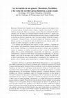 Research paper thumbnail of Inventing a New Genre: Herodotus, Thucydides and the Challenge of Writing Large-Scale Prose History