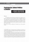 Research paper thumbnail of Participação, cultura política e cidades