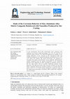 Research paper thumbnail of Study of the Corrosion Behavior of Zinc-Aluminum Alloy Matrix Composite Reinforced with Nanosilica Produced by Stir Casting