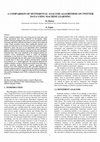 Research paper thumbnail of A Comparison of Sentimental Analysis Algorithms on Twitter Data Using Machine Learning